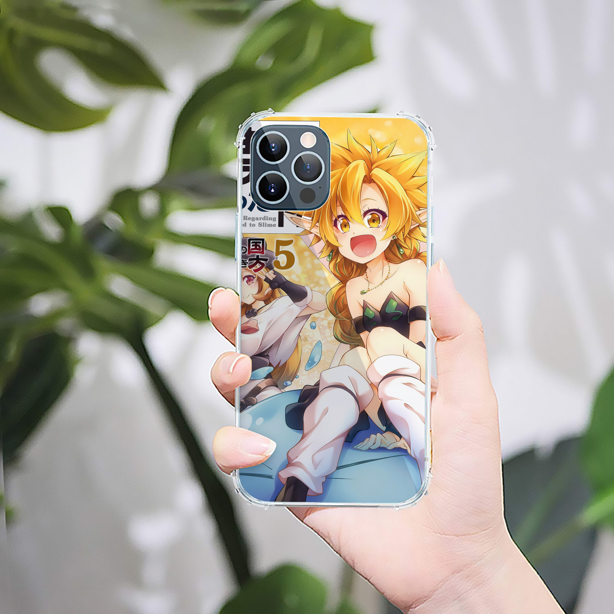 （画像用） 転スラ Regarding Reincarnated to Slime 【iPhone 12シリーズ対応】透明スマホケース（クリアソフトケース）